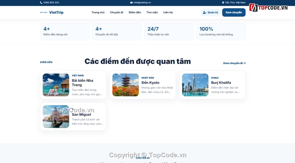 Website du lịch,Website quản lý,Manager